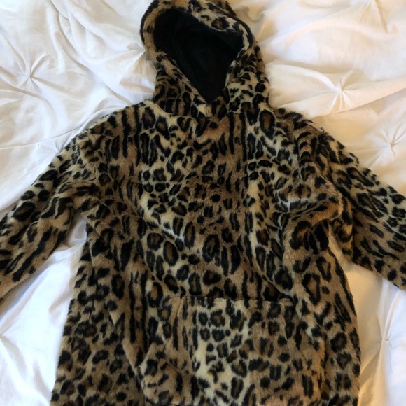 Leopard print hoodie - Picture 2 of 2
